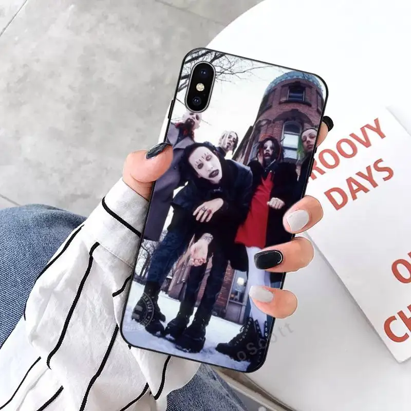 

Marilyn Manson Phone Case for iPhone 11 12 mini pro XS MAX 8 7 6 6S Plus X 5S SE 2020 XR
