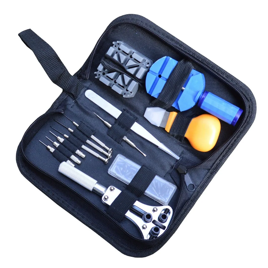 

30pcs Watchmaker Tools Professional Clock Watch Repair Tool Kit Opener Remover Spring Bar Storage Bag DIY Watch Tool Set