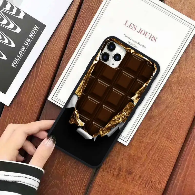 

Funny Chocolate Russian food Phone Case for iPhone 11 12 pro XS MAX 8 7 6 6S Plus X 5S SE 2020 XR