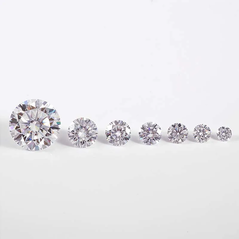 Тестер положительный включая сертификацию Муассанит диаметром 7 мм 1 2 карат