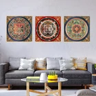 Оригинальная тибетская буддийская Мандала Thangka, декоративный домашний декор для гостиной, настенные художественные картины, плакаты и принты, художественные изделия