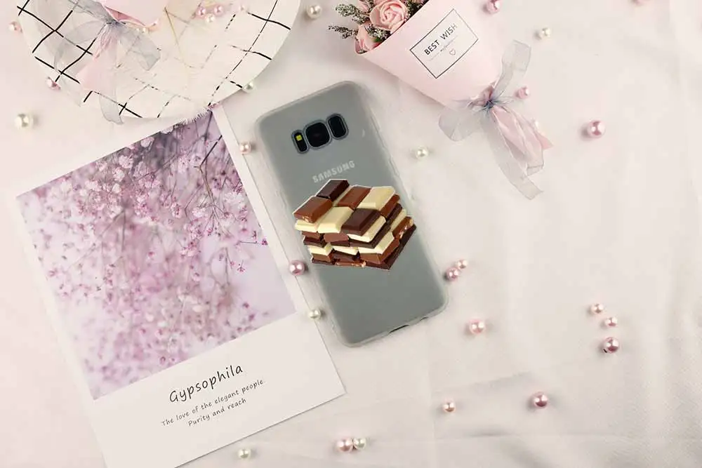 Phone Case For Samsung Galaxy S20 S21 S8 S9 S10 S11 Plus Cover S10E Lite Ultra S7 Edge 5G Chocolate Willy Uitra | Мобильные телефоны