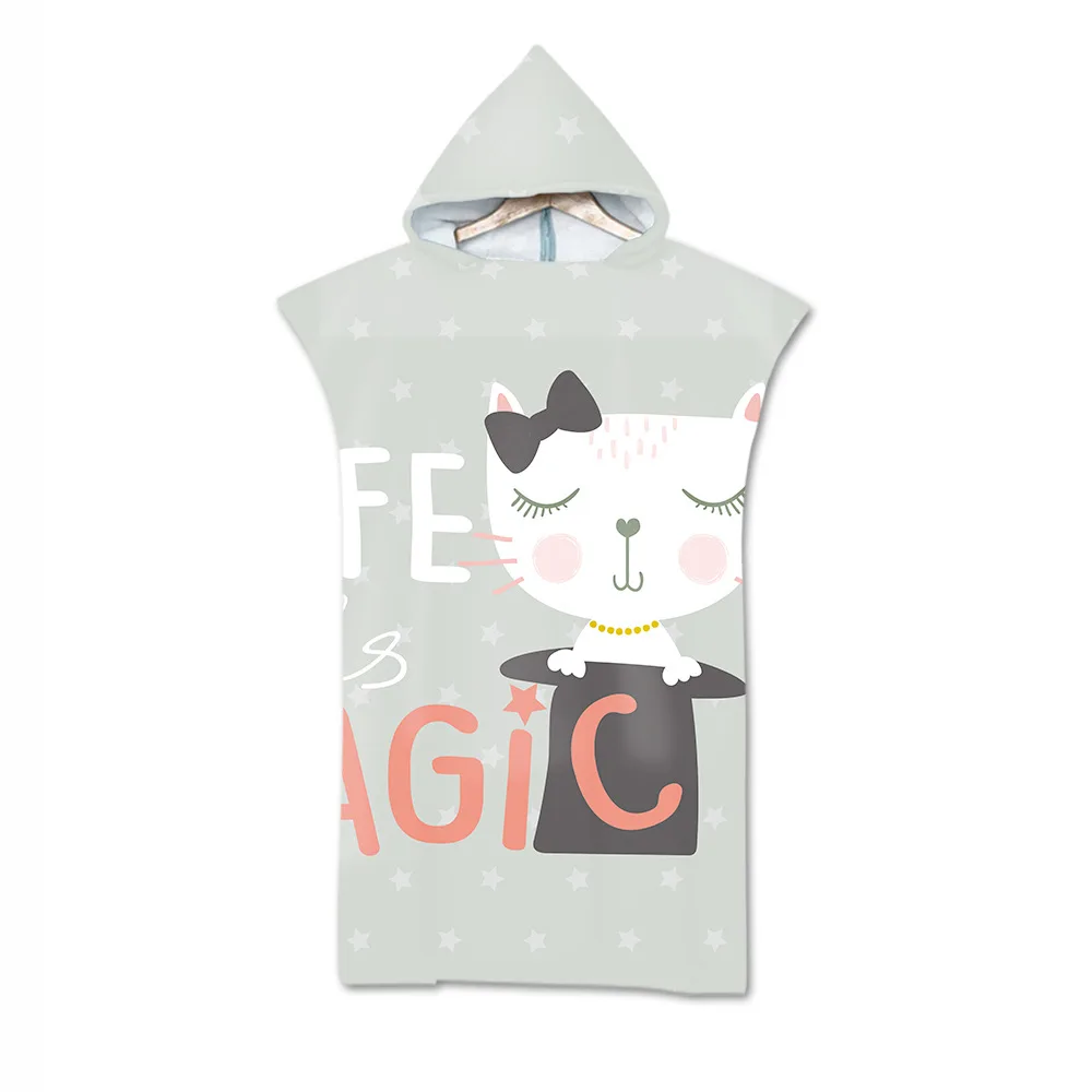 Банное полотенце Outdooor из микрофибры для взрослых сменный халат пончо серфинга