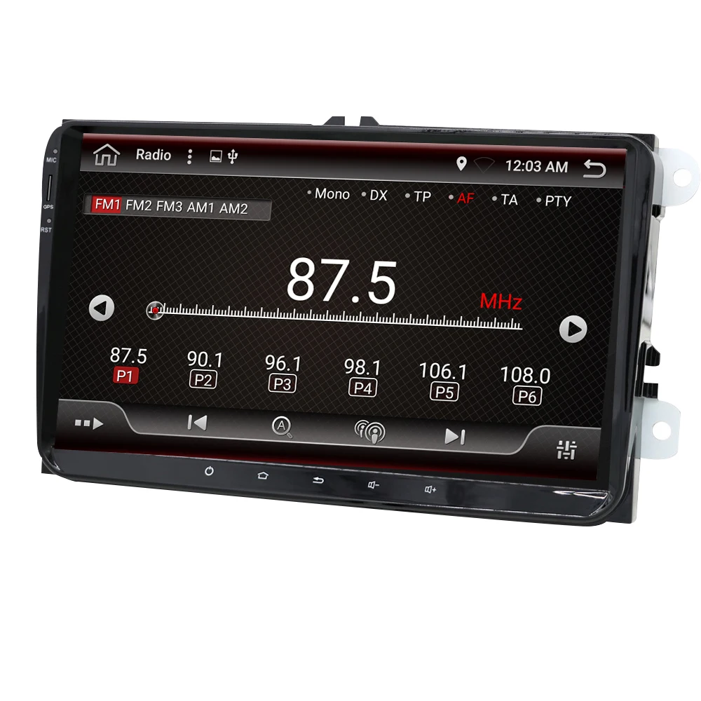 Автомагнитола Eunavi TDA7803A 2 din 9 дюймов Android 0 GPS для VW Passat B6 CC Polo GOLF 5 6 Touran Jetta Tiguan Magotan