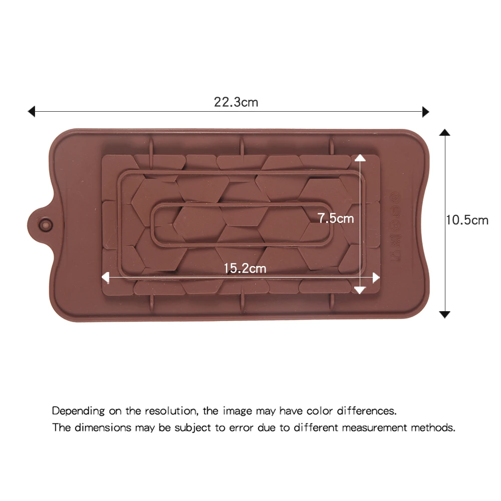 

New Silicone Chocolate Mold Hexagon Baking Tools Non-Stick Silicone Cake Mould Jelly Candy 3D DIY Molds Kitchen Accessories