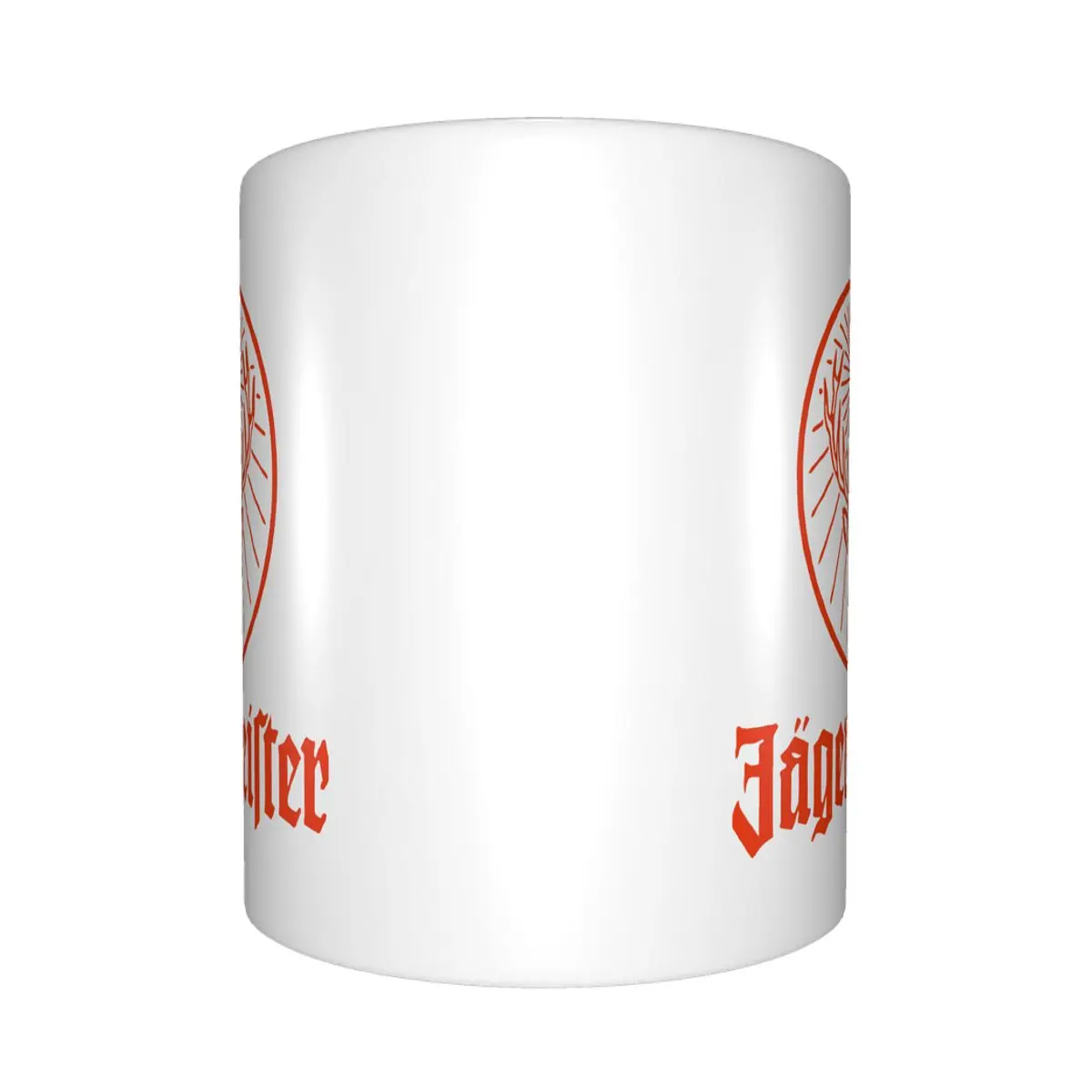 Jagermeister German Logo Mug Coffee Cup Sakura Glass Wooden Cover Sublimation Products | Mugs