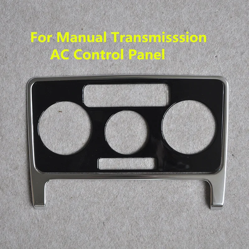 For MT AC Control Черный интерьерный Декор AC для панели управления окон крышка ручка переключения наклейка ручка Литье отделка для Volkswagen Beetle 2013 - Название цвета: For MT AC Control