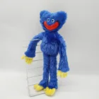 Игрушка плюшевая голубая Huggy Wuggy, мягкая игрушка с Маком, игровой персонаж страшный, Детский новогодний подарок