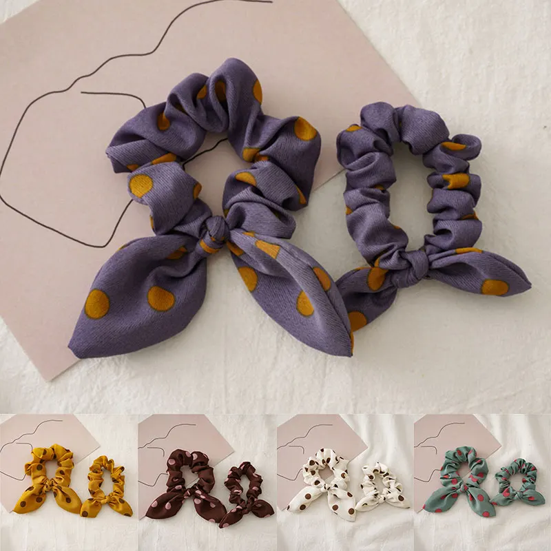 Заколка для волос с милым бантом и волнистыми ушками кролика мамы ребенка