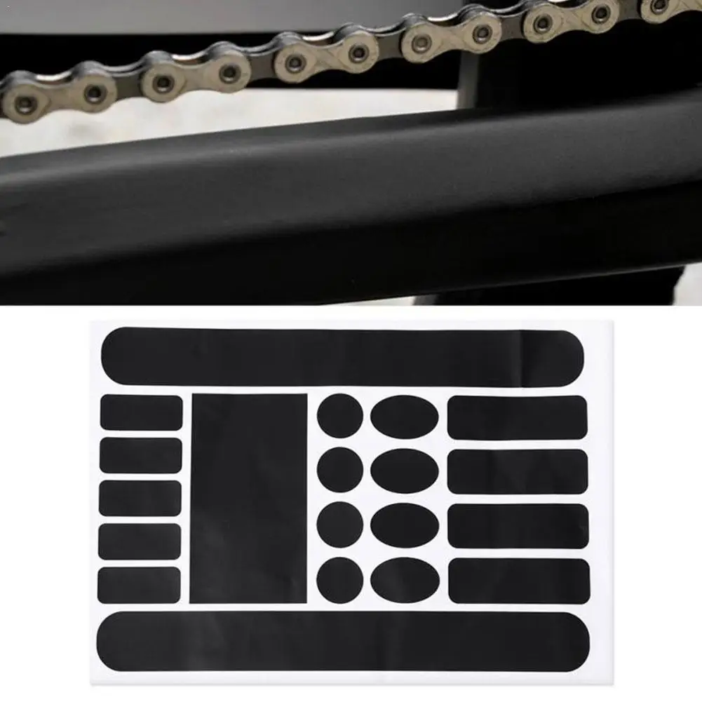 Защитный стикер для велосипедной цепи MTB защитный защиты от царапин|Наклейки на