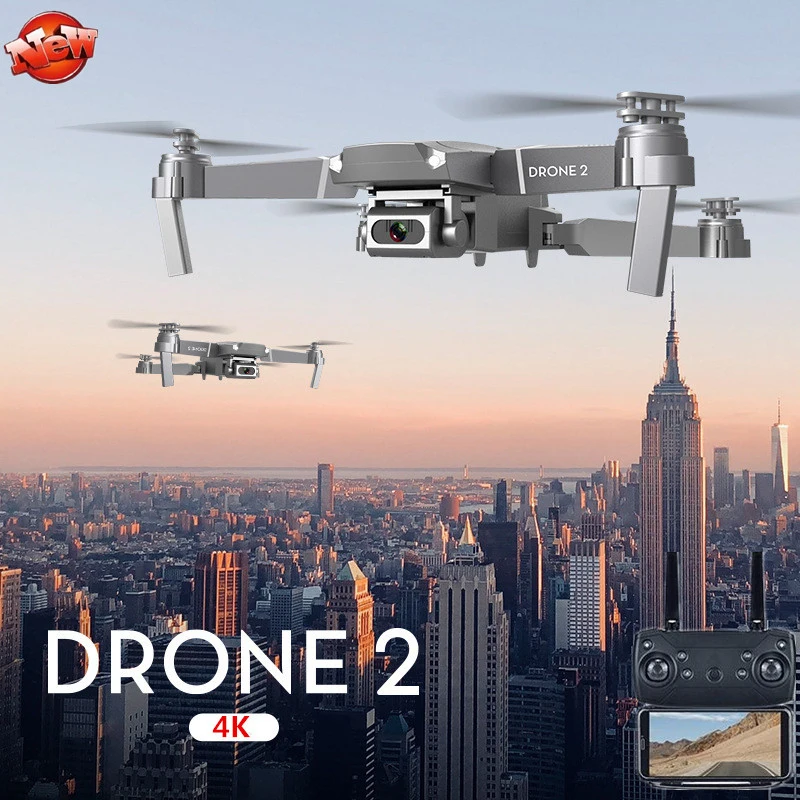 Радиоуправляемый мини Дрон с широкоугольной HD камерой 4K Wi Fi FPV 2 4 ГГц 150 м режим