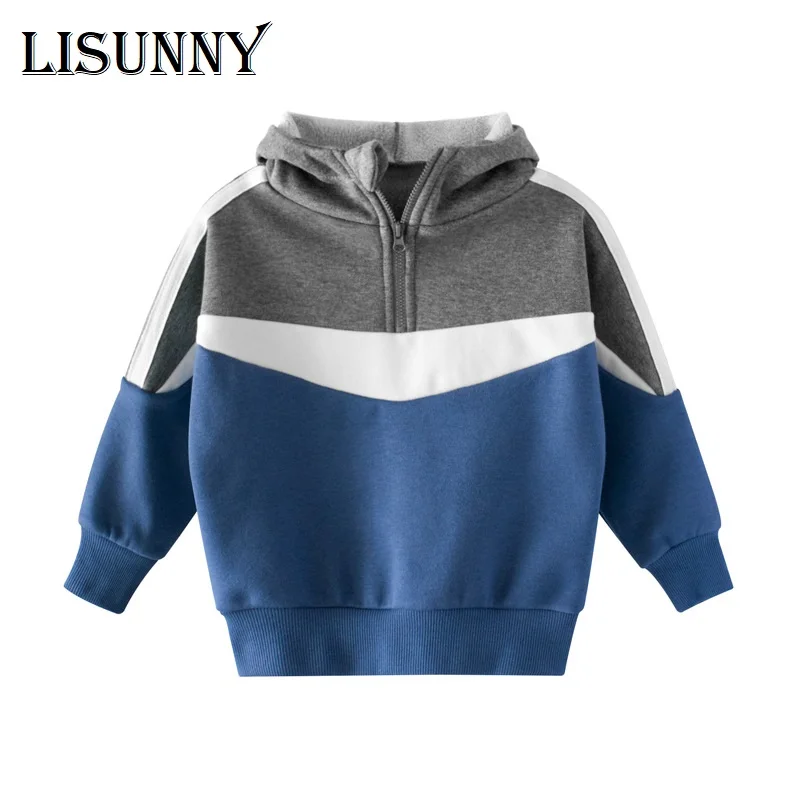 2021 Новинка Сезон осень зима Детские повседневные Пуловеры на молнии детская