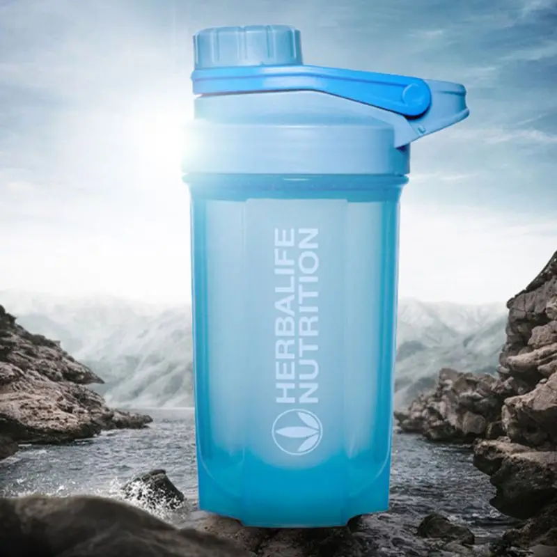 500 мл протеиновый спортивный шейкер Bottle BPA Free Steel бутылка для воды с мячом Gym Fitness