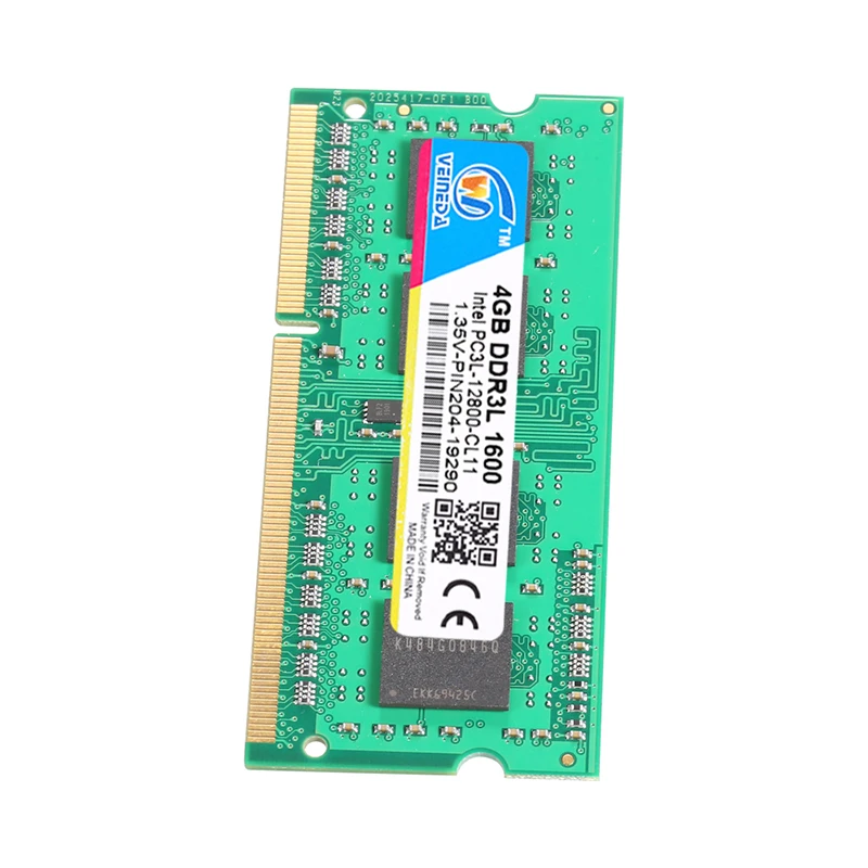 Память для ноутбука VEINEDA ddr3L 4 ГБ 8 1600 МГц 1 35 в sodimm macbook ОЗУ ddr3l совместимая с ddr3 1066 1333