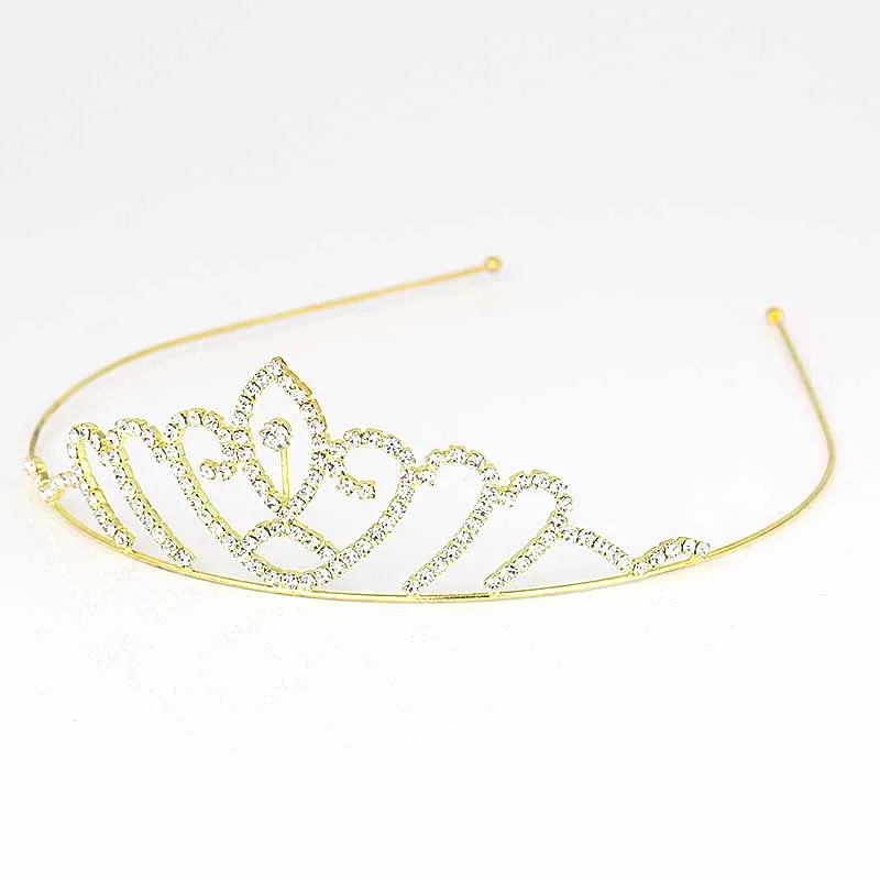 TDQUEEN тиары и короны для женщин и девочек детская мода цепочка из страз для головы Свадебная вечеринка свадебные заколки для волос аксессуары ювелирные изделия - Окраска металла: KH0136