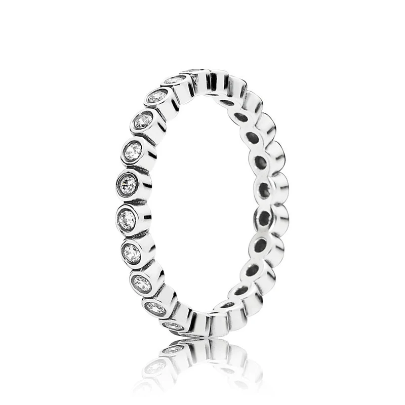 

Original 925 кольцо Silver Pan Ring Glitte Pan Ring Crystal Pan Ring Pan Rings For Women Wedding Party Gift Fashion Jewelry