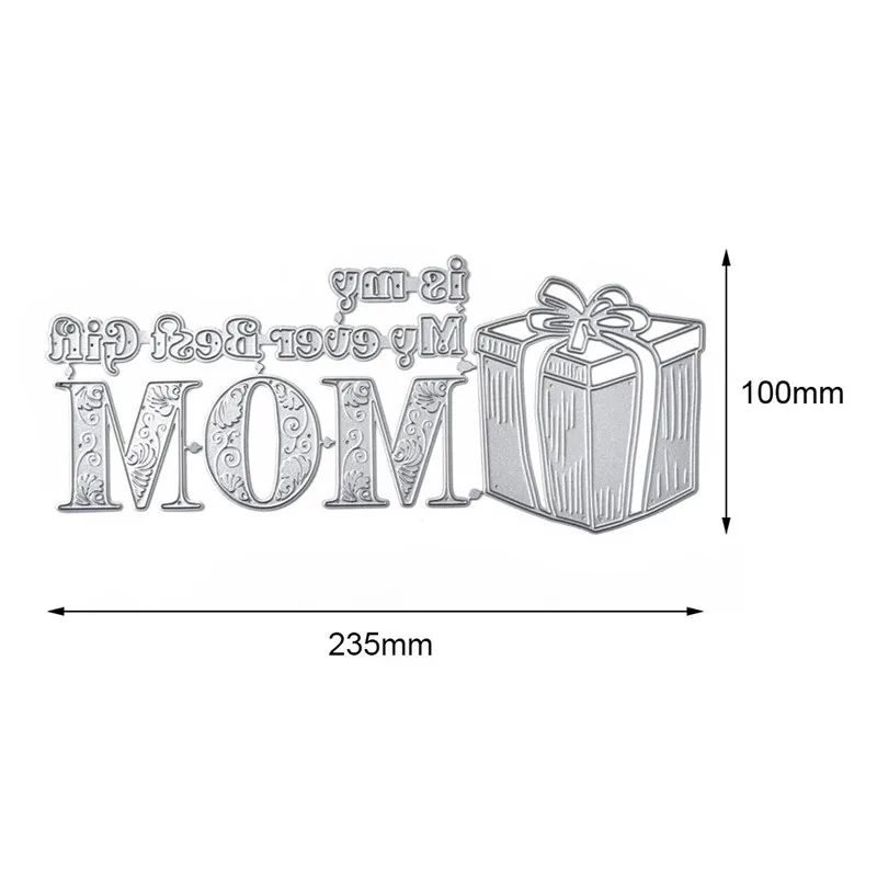 Подарок для мамы YaMinSanNiO металлические резные штампы Подарочная коробка на день