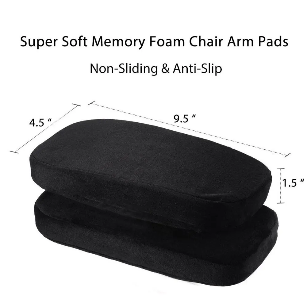 

Elbow Pillows Memory Foam Covers Ergonomic Chair Armrest Pad Relief Pressure Home Anti Slip Forearms Soft Universal Cushion