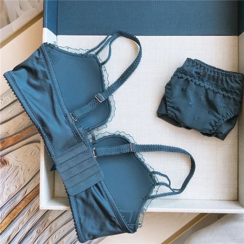 Женский комплект с бюстгальтером пуш ап нижнее белье для девушек сексуальное
