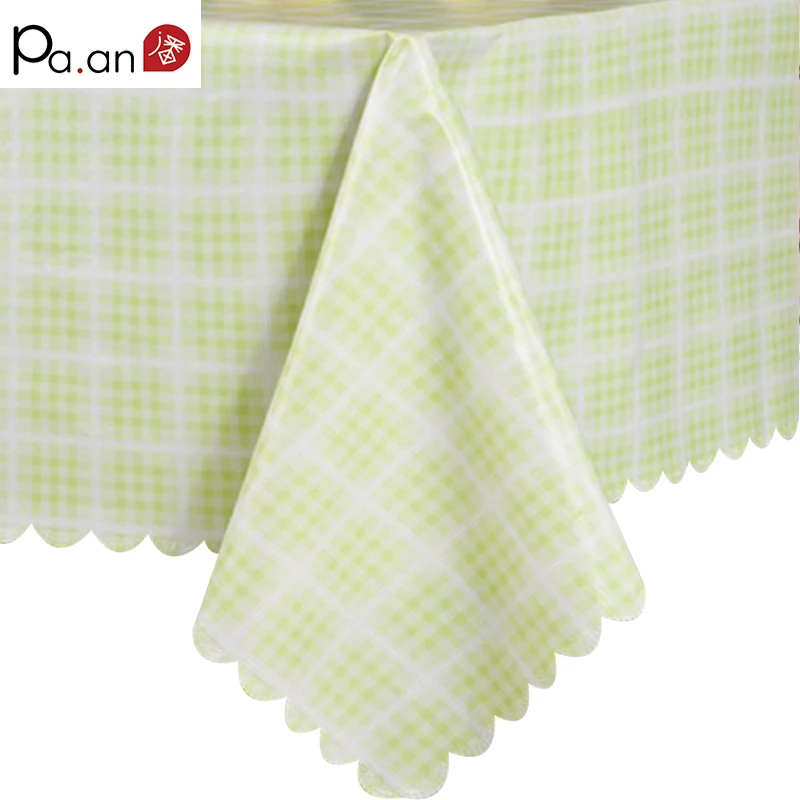 Новая пластиковая скатерть с розовым цветочным принтом водонепроницаемая