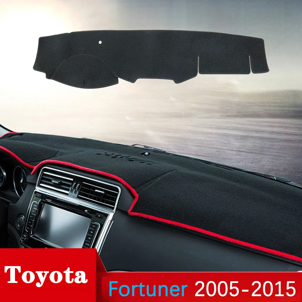 

For Toyota Fortuner 2005~2015 AN50 AN60 Hilux SW4 SR5 Anti-Slip Mat Dashboard Cover Pad Sunshade Dashmat Carpet Accessories Ru