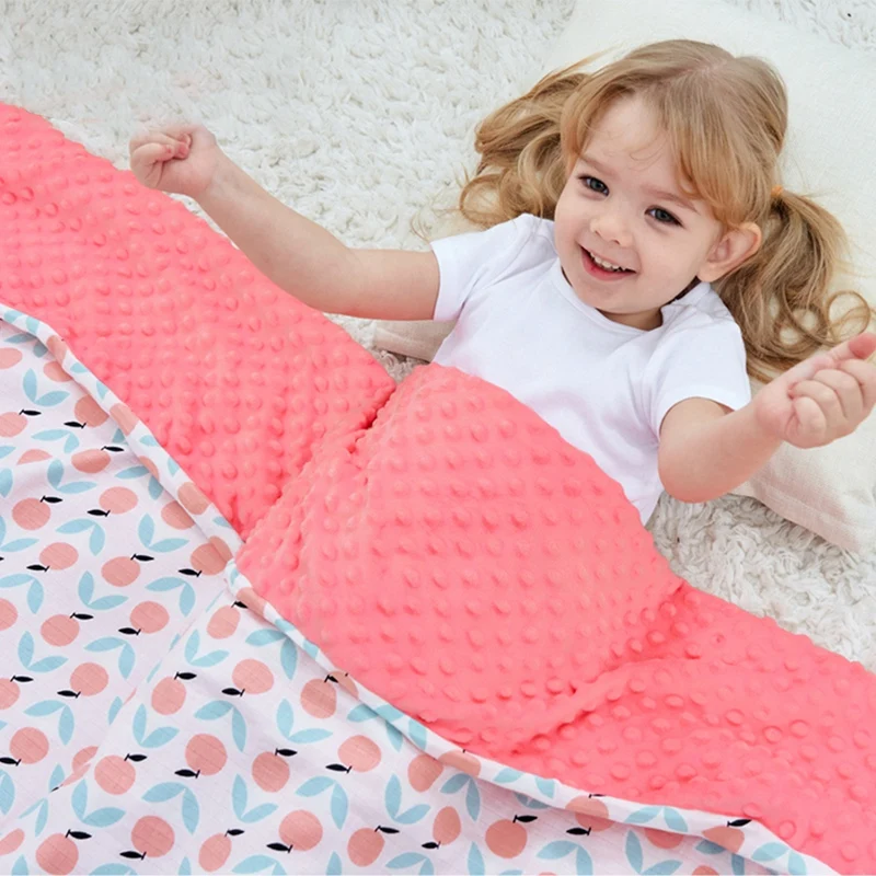 

Insular Baby Blankets Bubble Flannel Thermal Soft Stroller Sleep Cover Cartoon Infant Bedding Kids Bath Towel