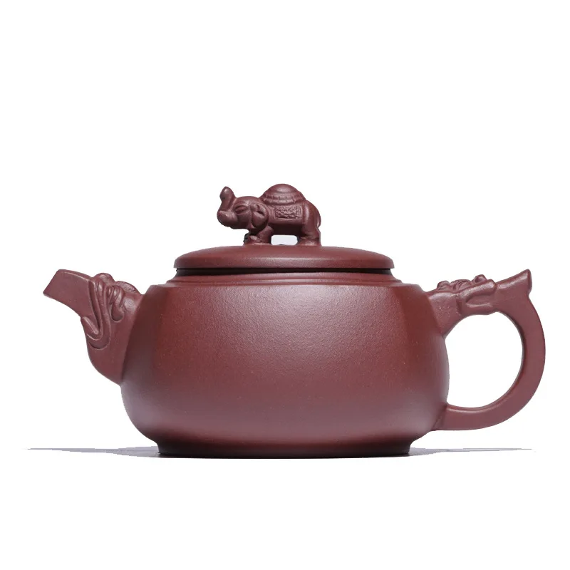 

Zisha Teapot Yixing Original Ore Bottom Trough Green Handmade Jixiang Zisha Teapot Tea Set Kung Fu Tea Set Household Teapot