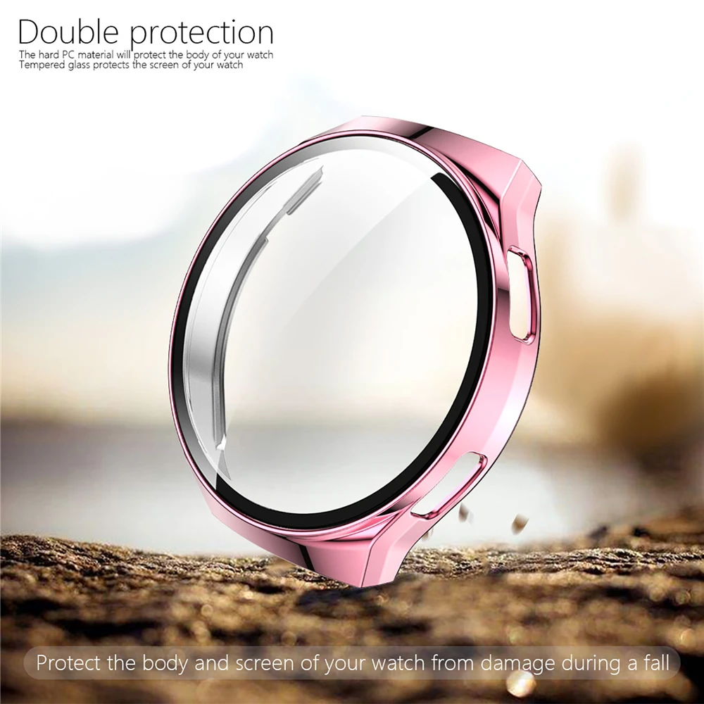 

Полноразмерный Прозрачный чехол для часов из поликарбоната для Huawei Watch GT 2e, защитный чехол с покрытием, Защитная пленка для экрана