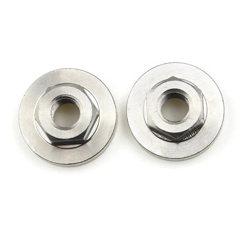 

A0KF 2Pcs M14 Thread Replacement Angle Grinder Inner Outer Flange Nut Set Tools