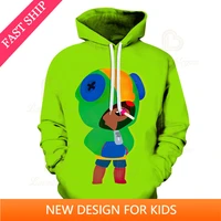 long sleeve tops teen clothes max childrens wear kids hoodies spike star game 3d brawings boys girls harajuku sweatshirt