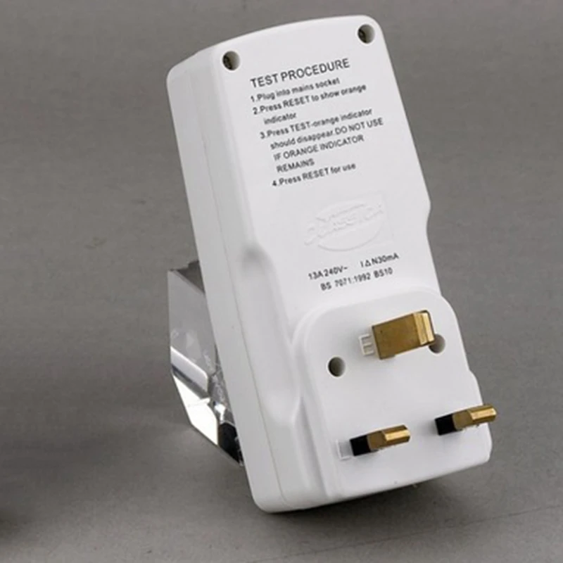 Штепсельная вилка Великобритании 13A Gfci штепсельная Вилка для защиты от утечки Rcd