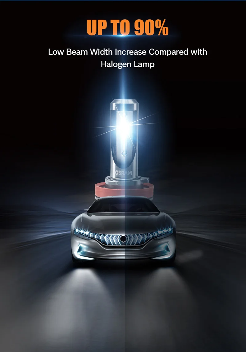 OSRAM H7 светодиодный фонарь 12V 15210CW светодиодный riving HL автомобильные лампы 6000K яркий белый свет светодиодный авто оригинальные лампы(двойной пакет
