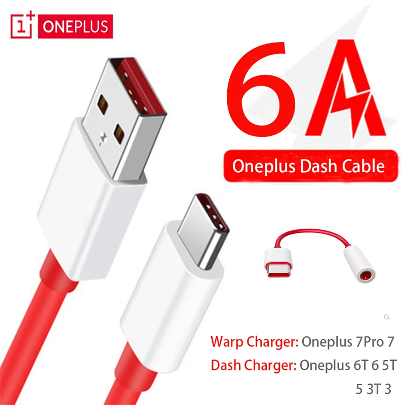 Оригинальный кабель для Oneplus Nord Warp Charge Type-C Dash Cable 6A быстрая зарядка One Plus 8 7 Pro t T 6t 6 5t