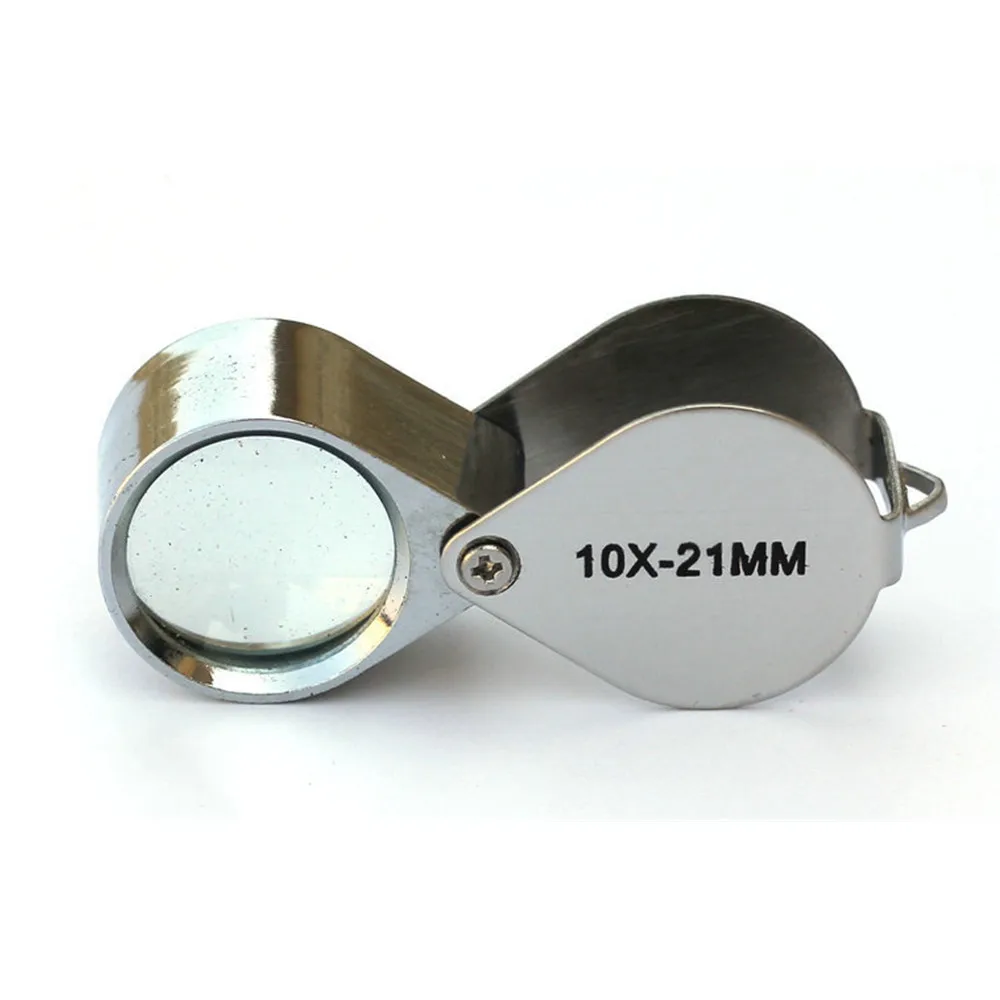 

Ручные ювелирные изделия Agnicy идентификационная лупа 10x21 мм, серебристые