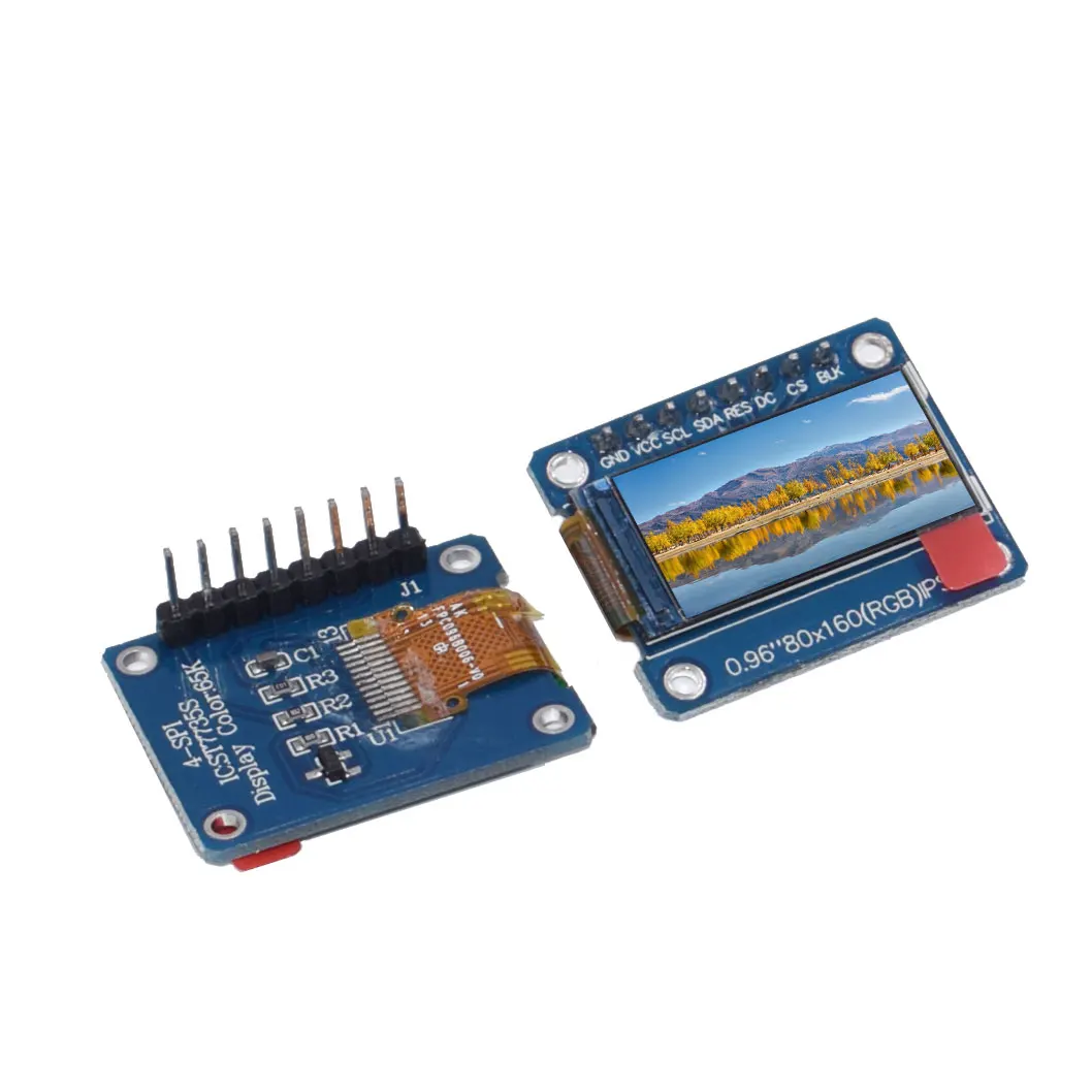 10 шт. 0 96 дюймовый TFT дисплей 8P SPI HD 65K полноцветный ЖК модуль ST7735 Привод IC
