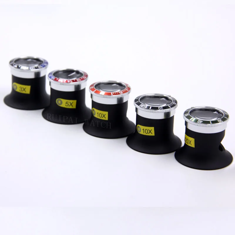 Премиум качество 3X/5X/10X/20X коллекторы часов Eye Loupe RLX SubMariner и GMT Series|Ремонтные