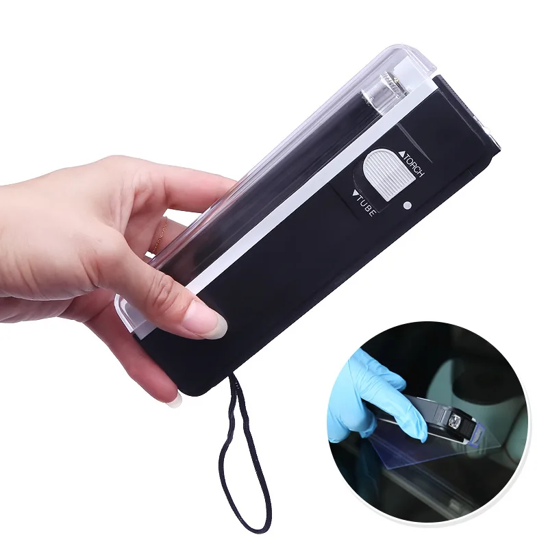 

Automotive Glass Repair Resin Curing UV Lamp Resin Curing Lamp Ultraviolet Detector Car Window Repair Tools Replaceable Battery