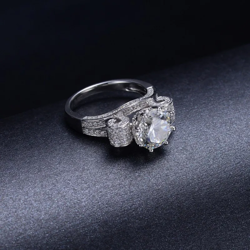 Настоящие однотонные женские ювелирные изделия из стерлингового серебра 100%