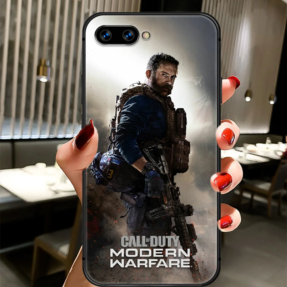 

Call of Duty Game Phone Case Cover Hull For HUAWEI Honor 8 8c 8a 8x 9 9a 9x V10 MATE 10 20 I Lite Pro black Cell Trend Prime