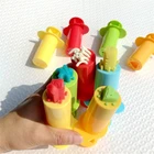 5 шт. Пластилиновая форма для лепки набор глины для детей творческий DIY пластиковый набор для лепки инструменты детские резаки формы игрушки для ...