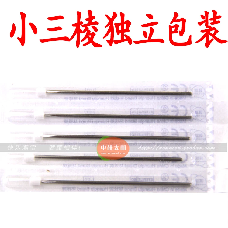 100 шт. одноразовые треугольная игла для одного Применение иглоукалывание игла| |