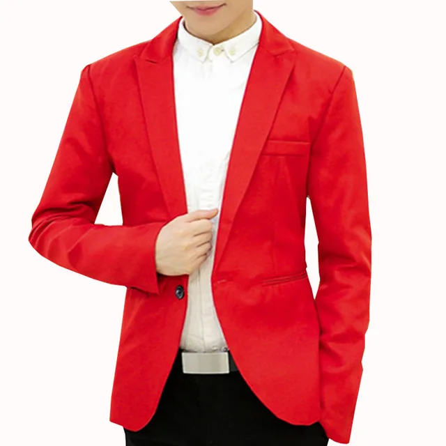 

2019 Autumn Men's Blazer Suit 9 colors male Blazer Suits business Slim Fit Jackets Coat Fashionable white/black/grey M-3XL