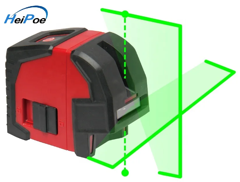 Горячая продажа мини Крест линии лазера Зеленый уровень HP8211G зеленый луч