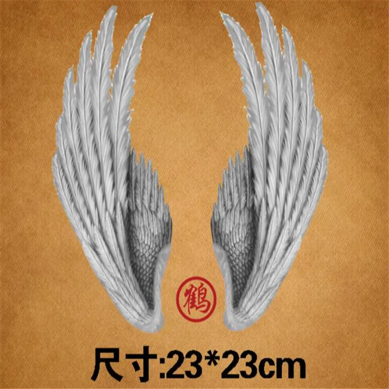 Новая одежда теплоотвод крылья теплопередача узор печать ангел патч футболка