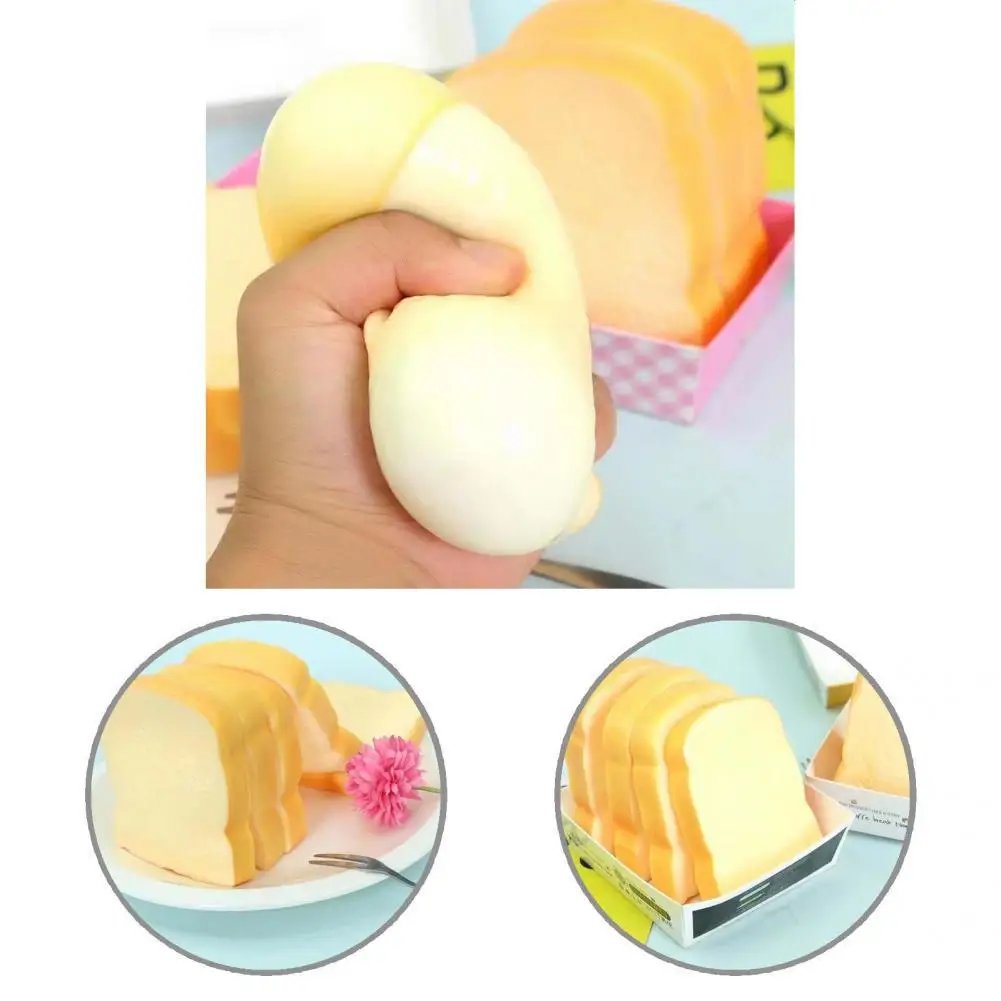 

Easy to Clean High Elasticity Sensory Fidget Bread Squeeze Toy for Children