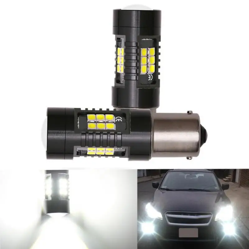 

2Pcs 3030SMD 1800LM 6000K White Car Daytime Driving Running Lamp 1156 9005 9006 H8 H11 Fog Light Bulb LED 12V 24V Auto Led Lamp
