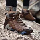 Дизайнерская мужская походная обувь, зимние мужские меховые кроссовки для скалолазания, треккинговые ботильоны, мужские уличные зимние ботинки, ботинки