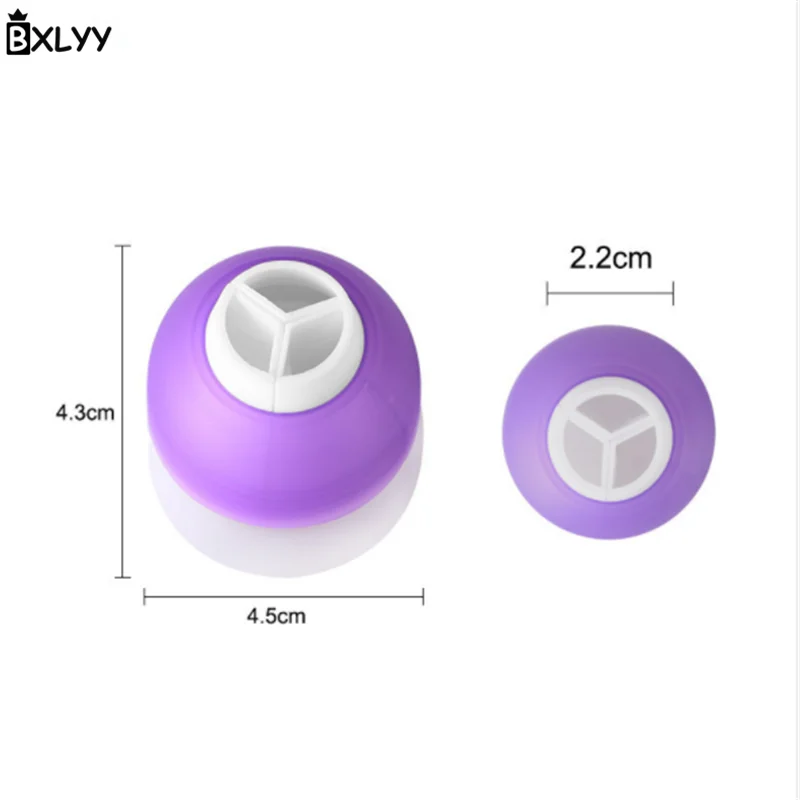 random-1pc BXLYY Инструменты для выпечки 3 отверстия крем настил рот конвертер DIY украшения торта инструмент формы для выпечки Кухонные Аксессуары выпечки свадьбы. 75z - Цвет: random-1pc