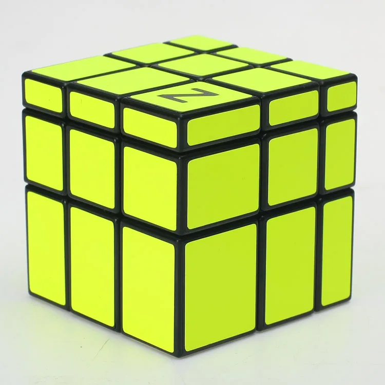 yellow Новинка, зеркальный кубик Z, головоломка 3x3x3, много ярких цветов, закручивающаяся головоломка, Cubo Magico, развивающие игрушки для взрослых детей - Цвет: yellow