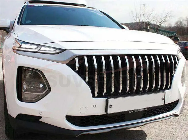 Новый стиль подходит для Hyundai Santa fe 2019 2020 передняя сетчатая решетка
